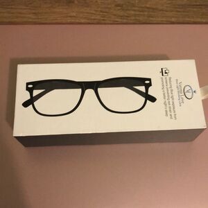 Verona love blue light blocking lens black glasses